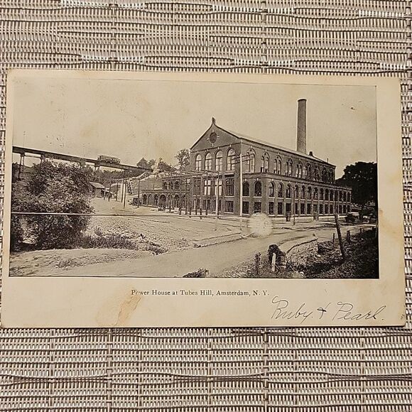 Amsterdam NY Vintage Postcard, circa 1908, ephemera - Picture 1 of 5